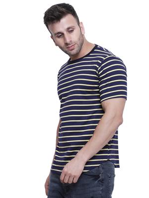 navy blue striped t-shirt - 15755715 - Standard Image - 2