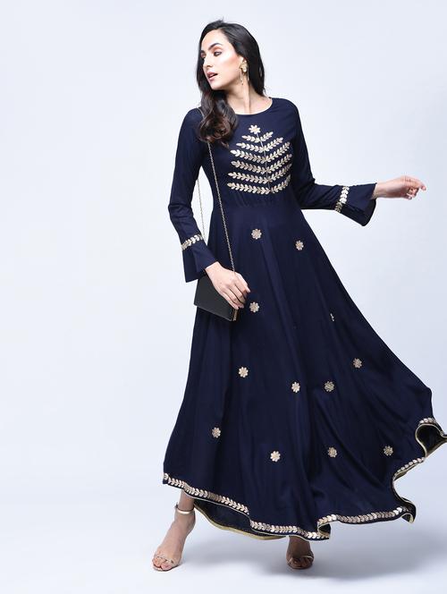 Gotta work a-line gowns kurta - 15758964 - Very Small Image - 1