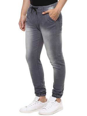 grey cotton blend jogger - 15759215 - Standard Image - 2
