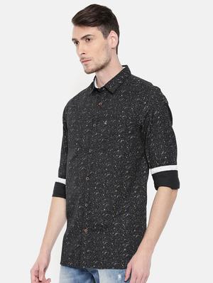 black printed casual shirt - 15759242 - Standard Image - 2