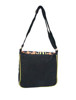 multi colored canvas messenger sling bag - 15765232 - Standard Image - 2