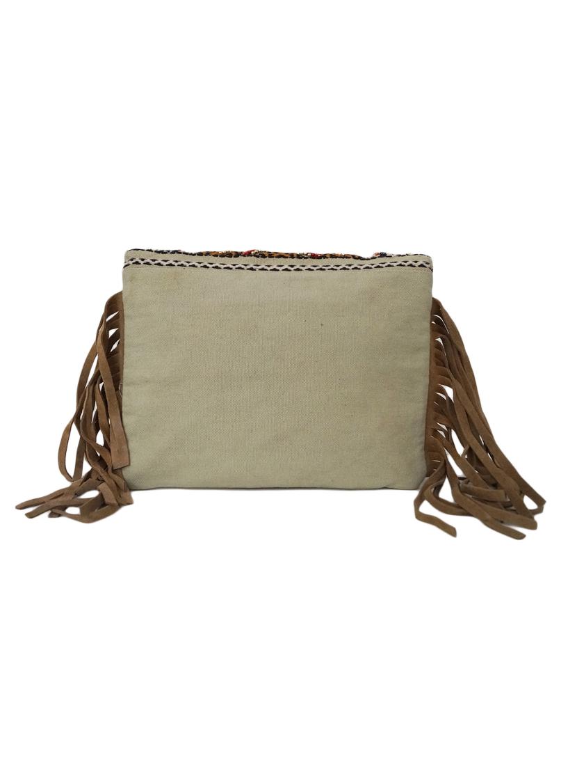 multi colored canvas ethnic sling bag - 15765235 - Zoom Image - 2