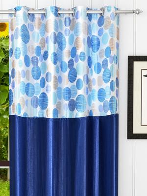 2 Piece Eyelet Window Curtains - 5 ft, Brown - 15766700 - Standard Image - 2