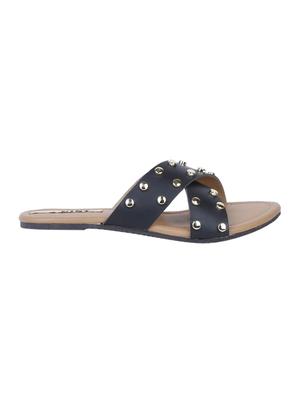 black slip on sandals - 15769056 - Standard Image - 2