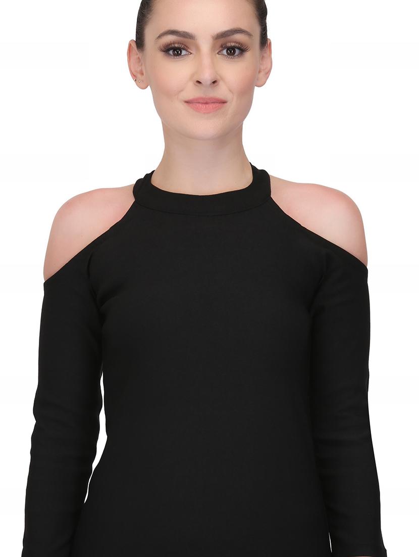cold shoulder bodycon dress - 15769876 - Zoom Image - 5