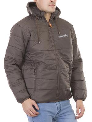 brown polyester quilted jacket - 15770052 - Standard Image - 2
