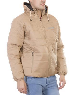 beige polyester quilted jacket - 15770053 - Standard Image - 2