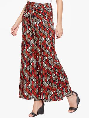 tie-knot geometric layered palazzo - 15770160 - Standard Image - 2