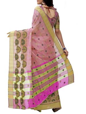 floral motif self design saree with blouse - 15771235 - Standard Image - 2
