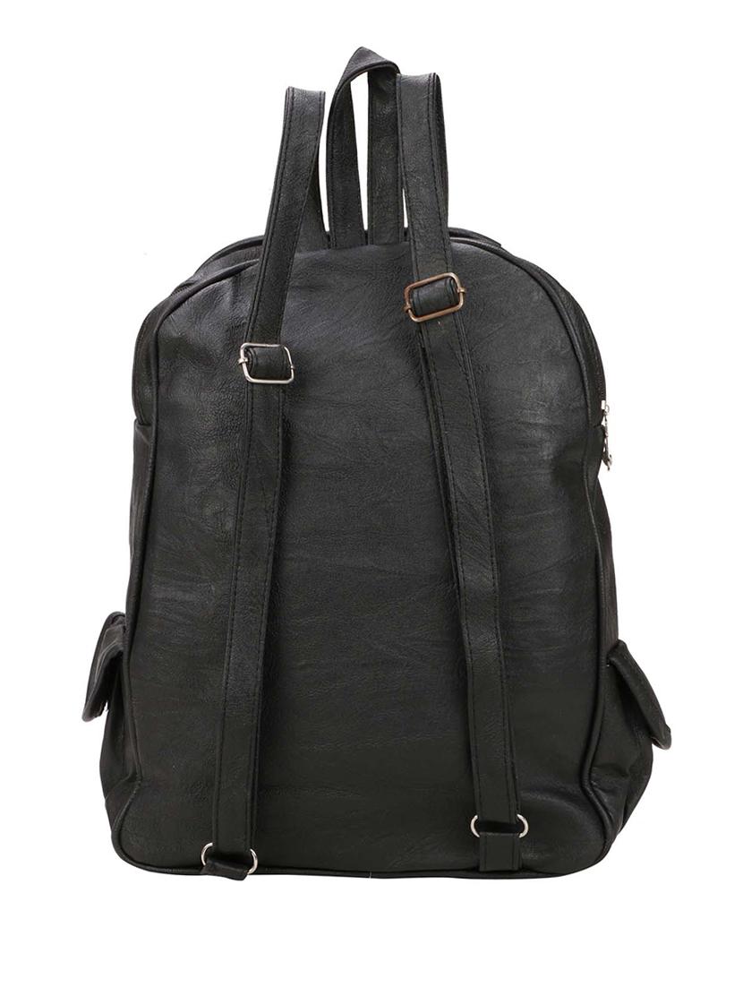 black leatherette (pu) fashion backpack - 15774940 - Zoom Image - 2