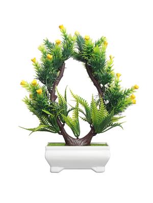 artificial plant bonsai tree with pot for home d?cor living room (23 cm x 10 cm x 23 cm, fyj-b-wpt-ushptalbushyelflw) - 15774966 - Standard Image - 2