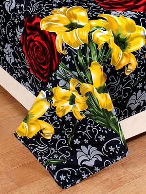 Double Bed Polycotton Bedsheet with 2 Pillow Covers - 15776908 - Standard Image - 2