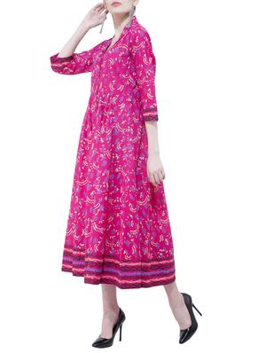 flared printed kurta - 15778848 - Standard Image - 2