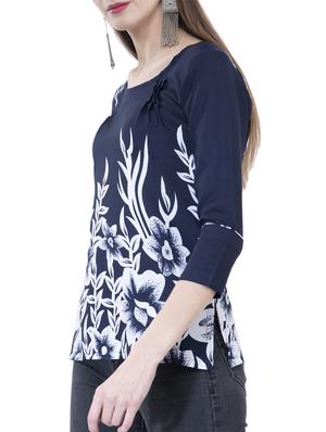 pintuck detail floral top - 15778866 - Standard Image - 2