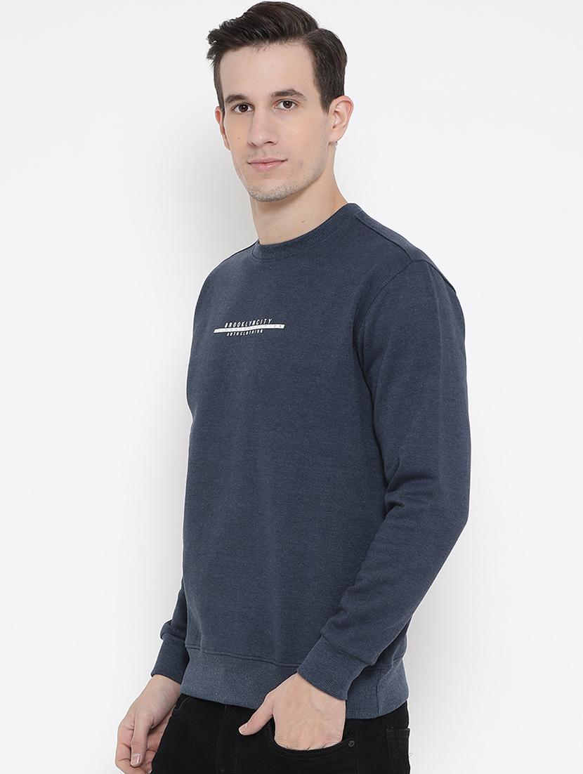 blue cotton sweatshirt - 15781763 - Zoom Image - 2