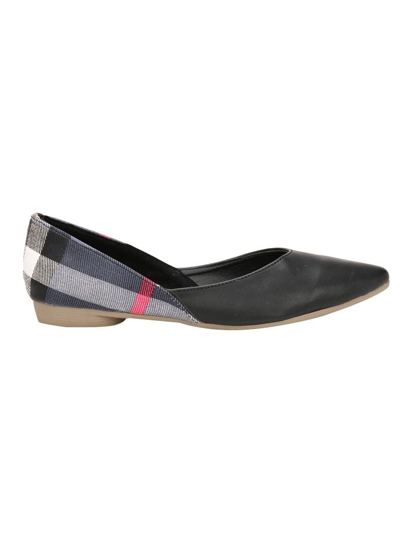 black slip on ballerinas - 15783096 - Zoom Image - 2