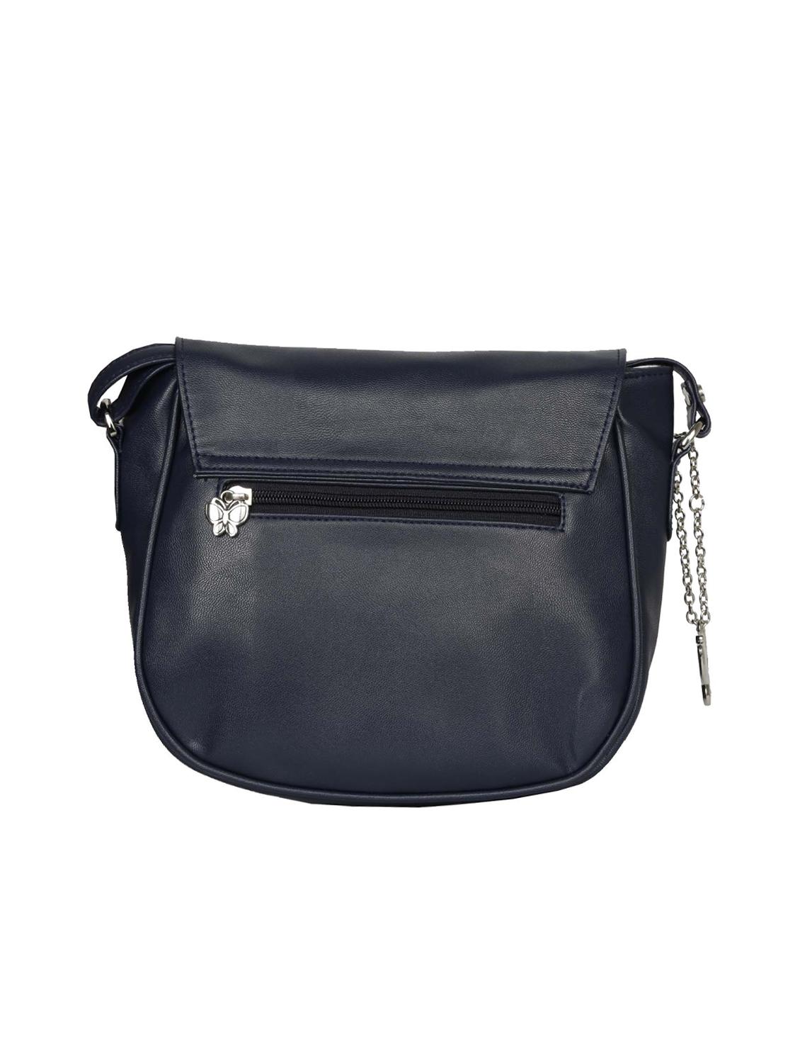 blue leatherette (pu) regular sling bag - 15784250 - Zoom Image - 2