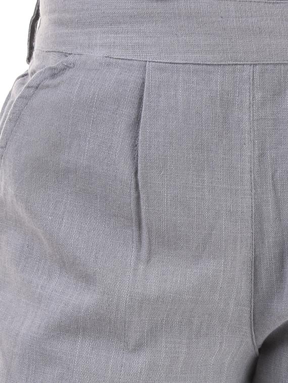Pleated front gathered back trousers - 15784933 - Zoom Image - 5