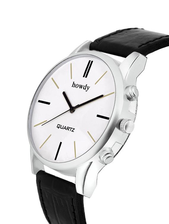 leather strap analog watch (howdy-ss712) - 15785987 - Zoom Image - 2
