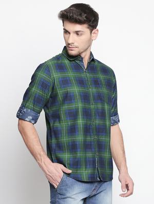 multicolor checkered casual shirt - 15791631 - Standard Image - 2