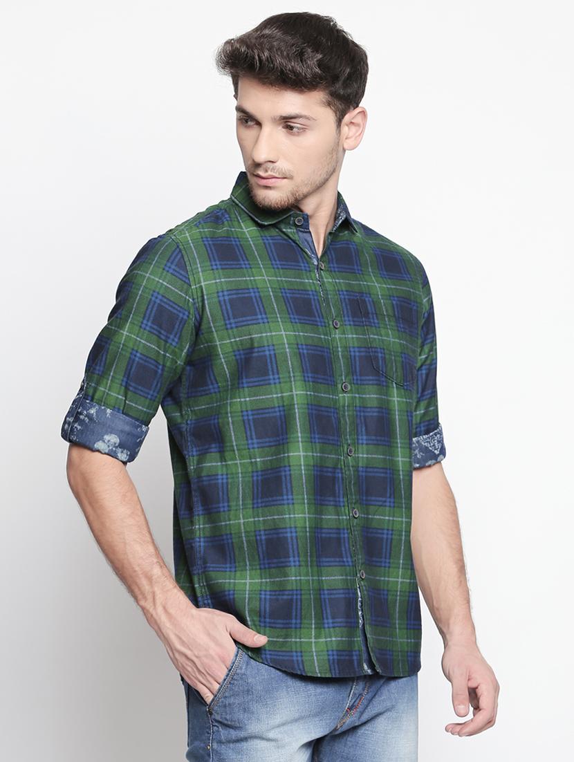 multicolor checkered casual shirt - 15791631 - Zoom Image - 2