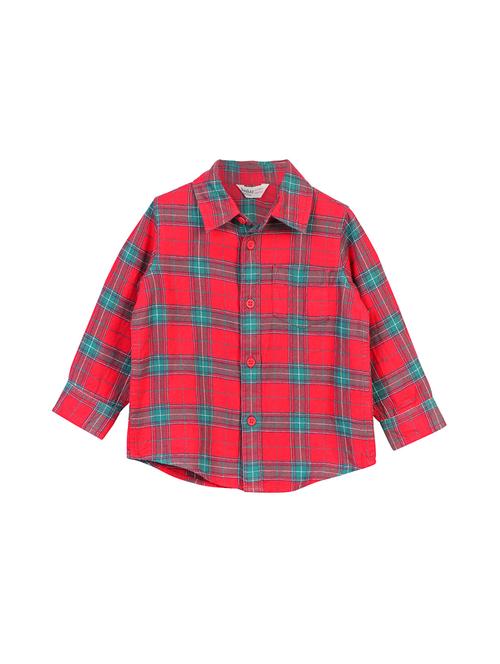 pocket patch checkered shirt - 15791636 - Standard Image - 1