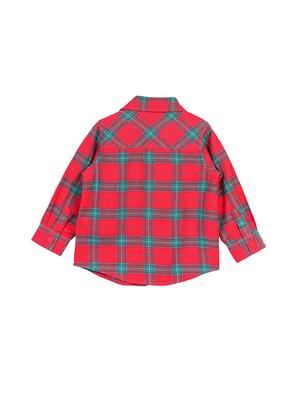 pocket patch checkered shirt - 15791636 - Standard Image - 2