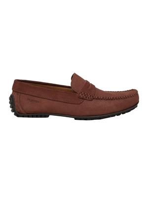 red Leather slip on loafers - 15793149 - Standard Image - 2