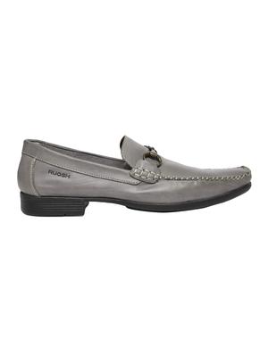 grey Leather casual slip ons - 15793152 - Standard Image - 2