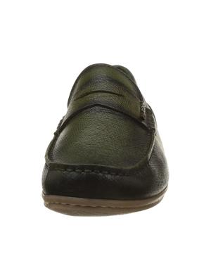 green Leather slip on loafers - 15793399 - Standard Image - 2