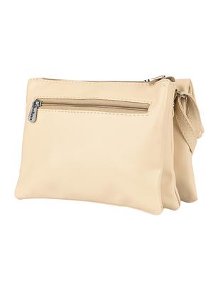 cream leatherette (pu) regular sling bag - 15794951 - Standard Image - 2