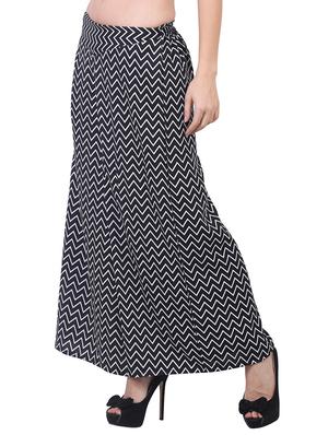 chevron print flared palazzo - 15796320 - Standard Image - 2