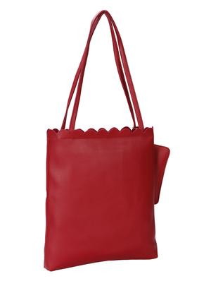 red leatherette (pu) regular tote - 15796398 - Standard Image - 2