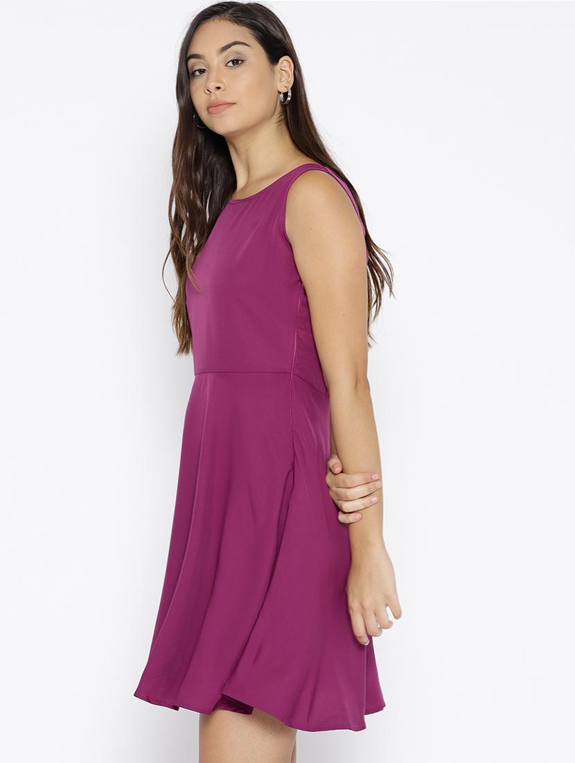 round neck skater dress - 15797051 - Zoom Image - 2