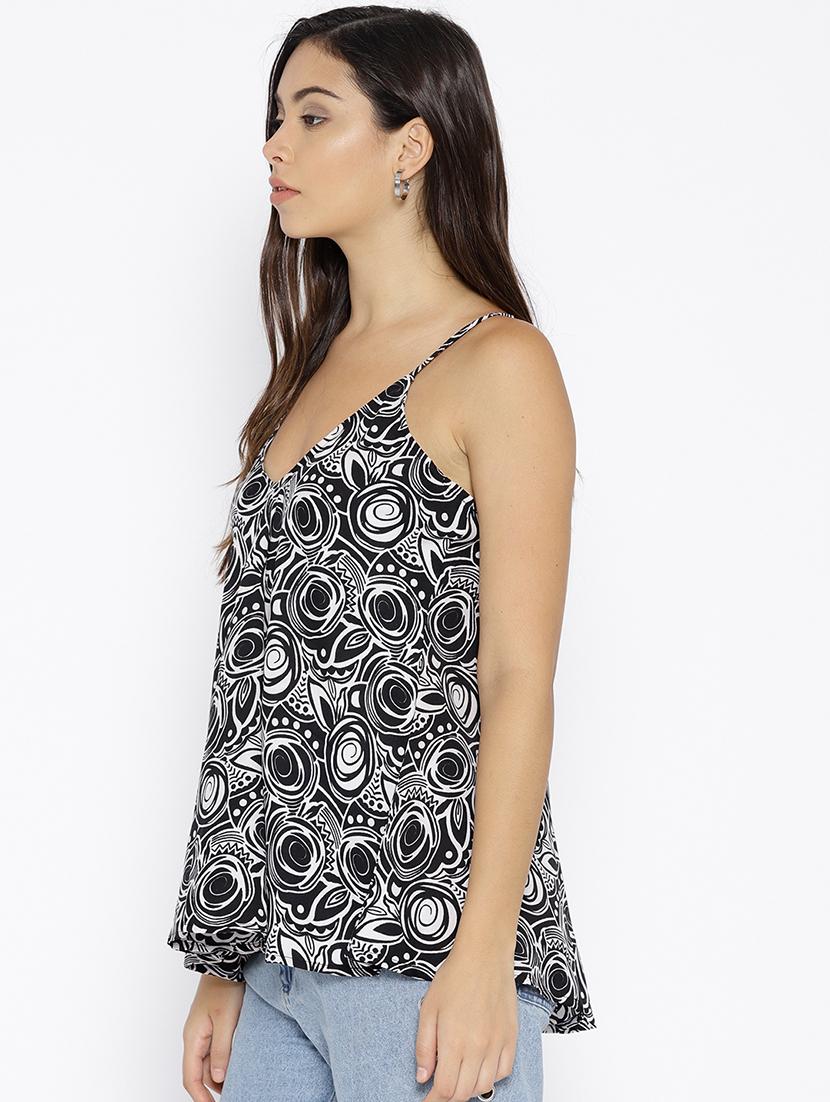 twin strapped flowy cami top - 15797074 - Zoom Image - 2