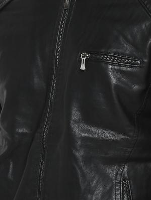 black leather biker jacket - 15798431 - Standard Image - 5