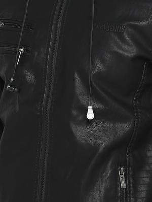 black leather biker jacket - 15798448 - Standard Image - 5