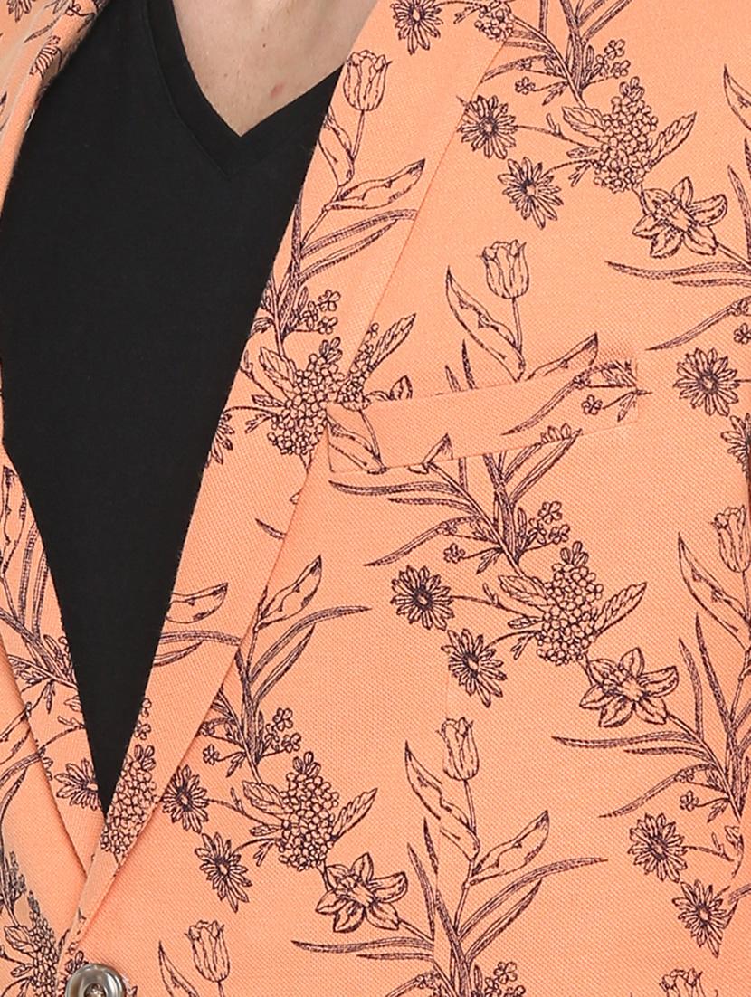 orange cotton casual blazer - 15798473 - Zoom Image - 5