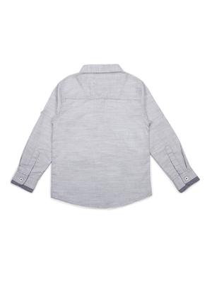 grey cotton shirt - 15798783 - Standard Image - 2