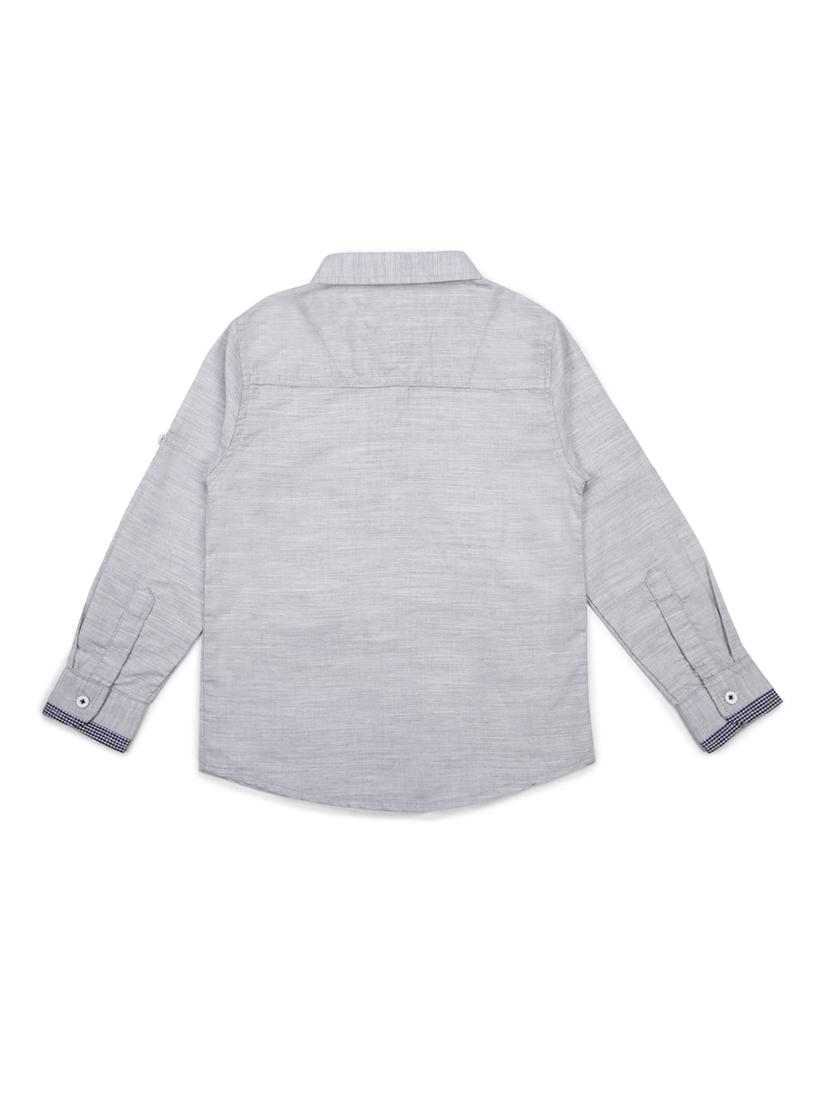 grey cotton shirt - 15798783 - Zoom Image - 2