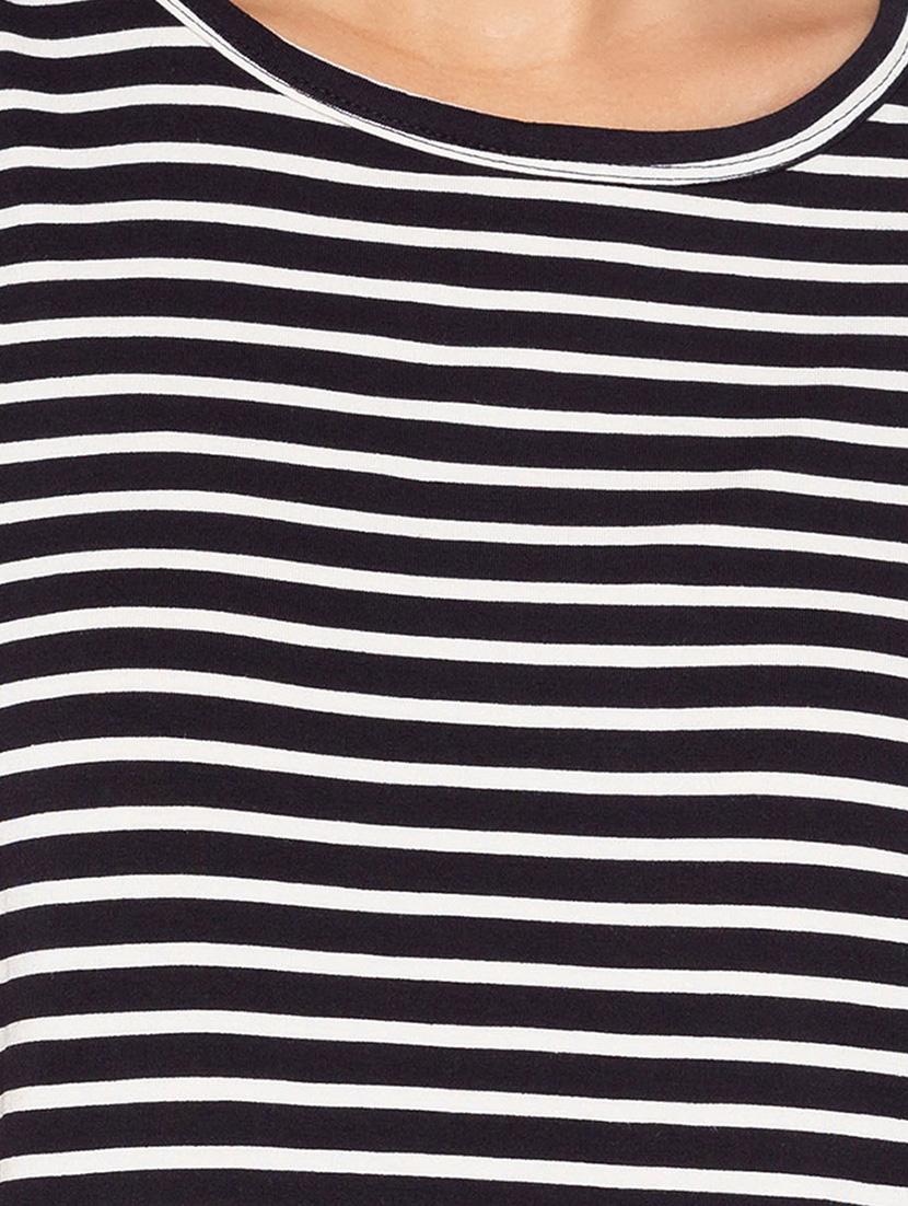 round neck striped tee - 15799983 - Zoom Image - 5