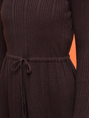 lace edge drawstring waist dress - 15800318 - Standard Image - 5