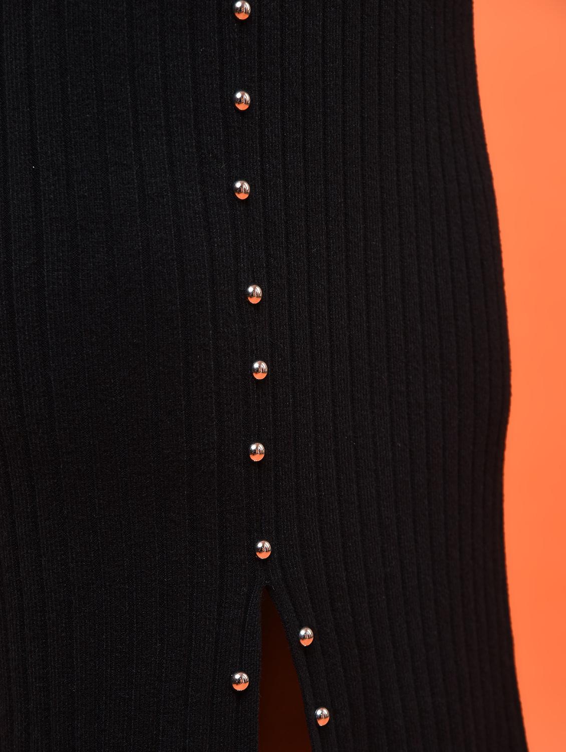 embellished front slit skirt - 15801655 - Zoom Image - 5