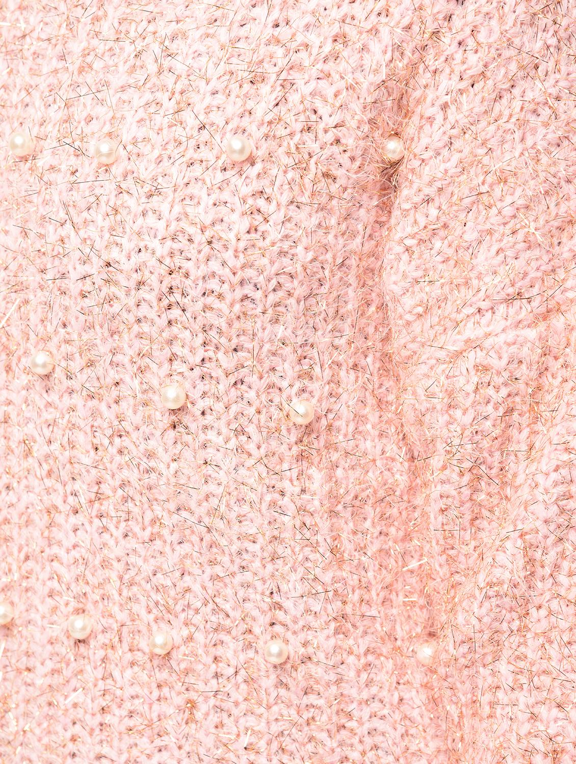 pearl embellished dropped shoulder pullover - 15801856 - Zoom Image - 5