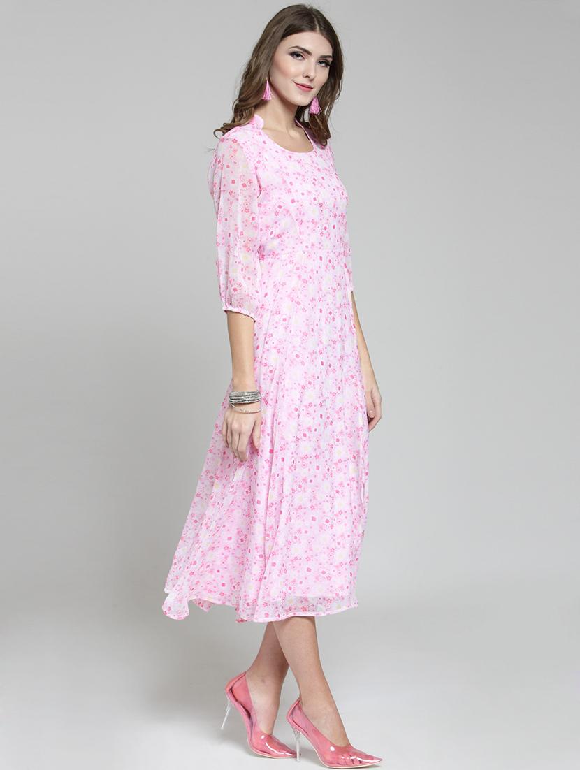 floral flared dress - 15802827 - Zoom Image - 2