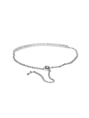 silver plated beaded bracelet - 15803047 - Standard Image - 2