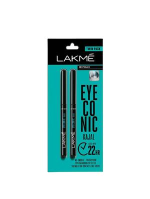 Lakme Eyeconic Kajal Twin Pack - Deep Black - 15804405 - Standard Image - 2