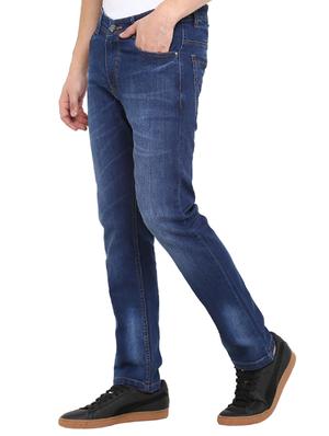 blue cotton washed jeans - 15804846 - Standard Image - 2
