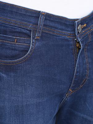 blue cotton washed jeans - 15804846 - Standard Image - 5