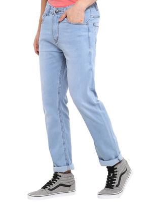 blue cotton washed jeans - 15804848 - Standard Image - 2